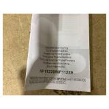 Window Awning Door Canopy, 48" x 40" Door Awnings Exterior with UPF50+ Sun Rain Snow Protection & Hallow Polycarbonate Sheet, Outdoor Front Door Entrance Canopy