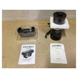 LOT OF 2 Kitchen HQ Automatic Jar Opener & Kitchen HQ One-Touch Juicer (BLACK)