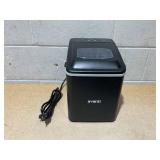 Avanti Ice Maker Mighty Ice Countertop Design Makes 26 Pounds of Bullet-Shaped Ice Cubes in 24 Hours, Digital Touch Controls and Self Cleaning Function, Includes Scoop, Black (Bucket Is Missing)