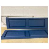 Ekena Millwork Custom Lifetime Vinyl 2-Equal Raised Panel Shutters