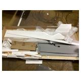 Twin Size Bed Frame with Storage Headboard and Charging Station Gray