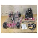 Costway 4 Wheel Pedal Powered Ride On Car with Adjustable Seat