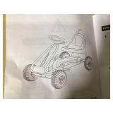 Costway 4 Wheel Pedal Powered Ride On Car with Adjustable Seat