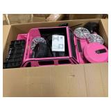 Costway Mercedes Benz 12V Electric Kids Ride On Car RC Remote Control W/Trunk Pink (USED, Maybe Missing Hardware. Not Functioning)