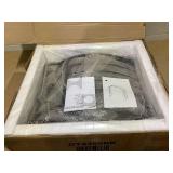 Giantex - 2 Half Garden Arch Trellis, 8.2ft Metal Garden Gazebo