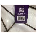 SuperMoss (90405) Glass Terrarium  Elegant Indoor Gardening Décor, Ideal Gifts for Plant Lovers, Modern Home & Office Decoration, 7.5 x 7.5 x 14, Greenhouse