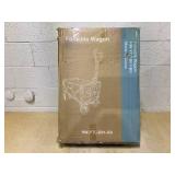 MyDepot Folding Wagon Four Wheels, All-Terrain Foldable Beach Wagon