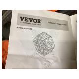 VEVOR Compost Bin, 18.5-Gal Composting Tumbler, Compact Single Rotating Chamber with Sliding Door and Steel Frame, BPA Free Small Composter Bin Tumbler for Garden, Kitchen, Yard, Outdoor