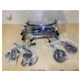 Medline Basic Rollator with 6in Wheels 350lbs Burgundy 1Ct