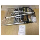 VEVOR 2 in 1 Folding Walker & Removable Armrests, Height Adjustable Foldable Walker with 5" Solid Wheels, Lightweight Aluminum | Front Wheeled Mobility Aid for Elderly Handicapped Disabled, 450 Pounds