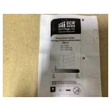 ECR4Kids Streamline 3-Shelf Storage Cabinet, 36in High, Double-Sided Display, Grey Wash