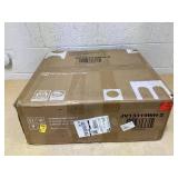 Costway Round Bistro Table 40 Inch Bar Height Tall Coffee Cocktail Table-Set of 2