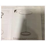 Costway Round Bistro Table 40 Inch Bar Height Tall Coffee Cocktail Table-Set of 2