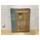 iHomey Beach Cart Large Capacity, Heavy Duty Folding Wagon Portable, Collapsible Wagon for Sports, Shopping, Camping Collapsible Foldable cart