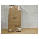 Costway 2 Door White Mirrored Cabinet JV12181WH