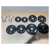 LOT OF 8 CAP Plates 5lbs, 10lbs, 2.5lbs (Only Plates)