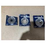 LOT OF 3 YETI Rambler Stronghold Replacement Lid for the YETI 20oz Rambler Travel Mugs Only (Minor Transit Damage. Missing 2 Of The Magnetic Slide)