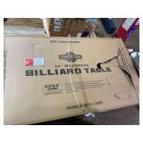 American Legend 84" Westbrook Collection Billiards Table (Transit Damage Wood Is Broken, See Photos)