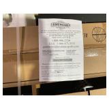 American Legend 84" Westbrook Collection Billiards Table (Transit Damage Wood Is Broken, See Photos)