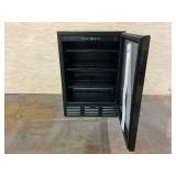 EUHOMY 24 in. Single Zone 180-Cans Undercounter Freestanding/Built-in Beverage and Wine Cooler  (Minor Transit Damage. Missing Handle)