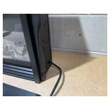 COSTWAY Electric Fireplace Inserts 28.5-inch Wide, 750W/1500W Wall Recessed and Freestanding Fireplace with 3 Flame Colors, 5 Brightness Settings, 8H Timer, Remote Control, Heater for Indoor Use (Tran