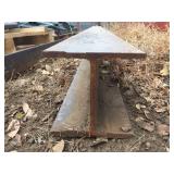 6" x 6" x 10 Ft Heavy Steel I-Beam