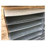 56 Pcs 14" x 2 1/2" x 10 Ft Steel Channel - Bottom Stack  Appears Unused