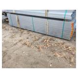 56 Pcs 14" x 2 1/2" x 10 Ft Steel Channel - Bottom Stack  Appears Unused