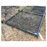 (2) Pcs 10 Ft x 6 Ft Heavy Black Iron Fence - Appears Nice/Straight