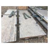 Large Rolling Warehouse Cart/Rack - 43" x 16