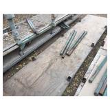 Large Rolling Warehouse Cart/Rack - 43" x 16