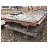 Large Rolling Warehouse Cart/Rack - 43" x 16