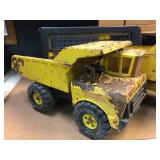 3 Vintage Large Tonka Dump Trucks - Wrecker