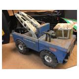 3 Vintage Large Tonka Dump Trucks - Wrecker