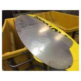 2 Pc VROOM-AUTOCARE Metal Signs 90" x 21 1/2"