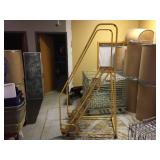 U-Line Tilt-N-Roll Portable Warehouse Stairs