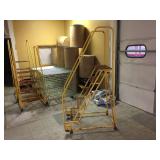 U-Line Tilt-N-Roll Portable Warehouse Stairs