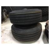 2 Unused 4.10/3.50-4 Utility Wheels/Tires - 5/8" Axel