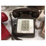 3 Vintage Push-Button Phones