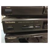 3 Pc TECHNICS Tuner-Equalizer-Cassette Deck