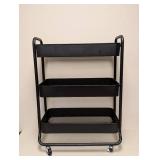 NEATFREAK! 3-TIER METAL ROLLING CART