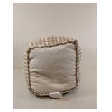 NOURISON JUTE AND COTTON OTTOMAN