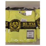 NEW (5) OCCUNOMIX HI-VIZ WORKWEAR 4X SHIRTS