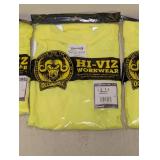 NEW (5) OCCUNOMIX HI-VIZ WORKWEAR 2X SHIRTS