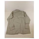 NEW DICKIES LARGE BUTTON UP LONG SLEEVE SHIRT (TAN)