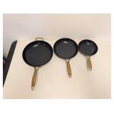 GREEN PAN 3PC. SKILLET SET