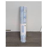 NEW RUGGABLE X BRIDGERTON WASHABLE RUG (2.5’x 7’) AUBREY HALL GARDEN BLUE