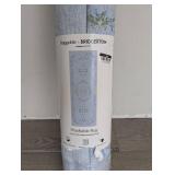 NEW RUGGABLE X BRIDGERTON WASHABLE RUG (2.5’x 7’) AUBREY HALL GARDEN BLUE