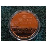7 Copper Collectible Coins