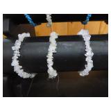 18 New Stone Chip Bracelets on 3-Tier Display Stand